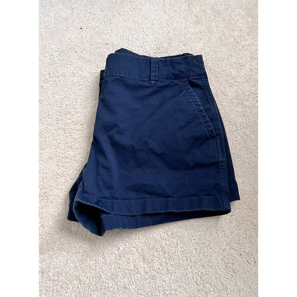 Vineyard vines Navy Blue Chino Shorts with Back Button Pockets Size 2 - Picture 1 of 4